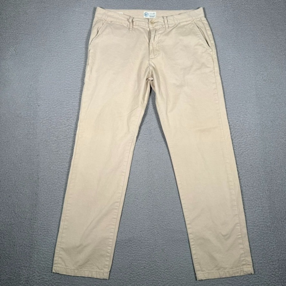 Lucky Brand Pants Mens 34x32 Brown 221 Straight‎ Fit Chino Casual Preppy Pockets